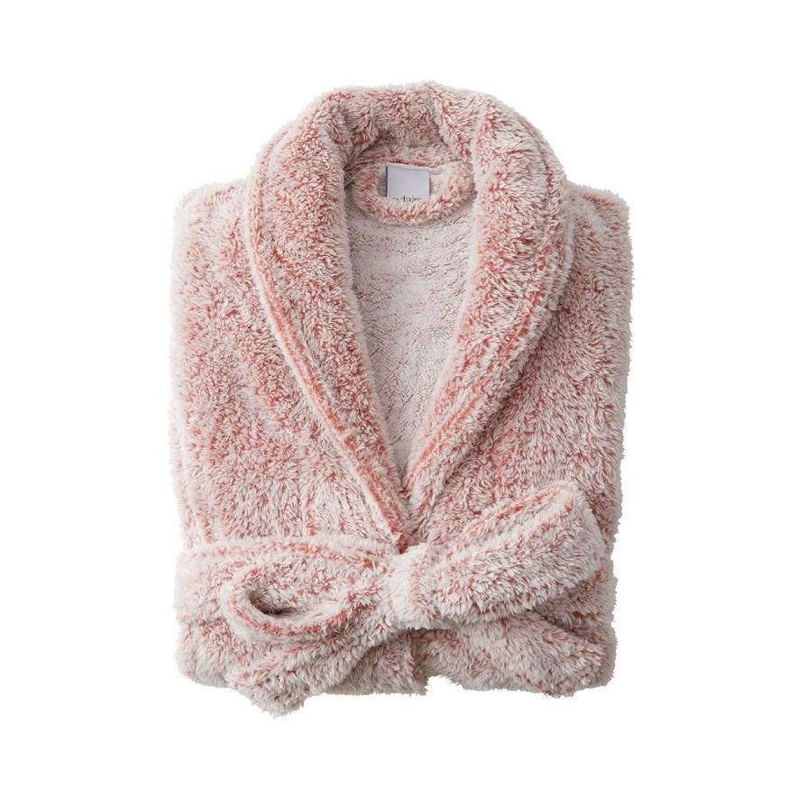 Moritz Fur Pink Snow Bathrobe | Adairs