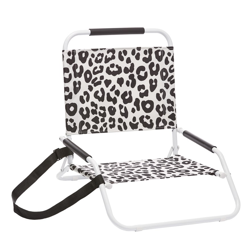 leopard beach chair