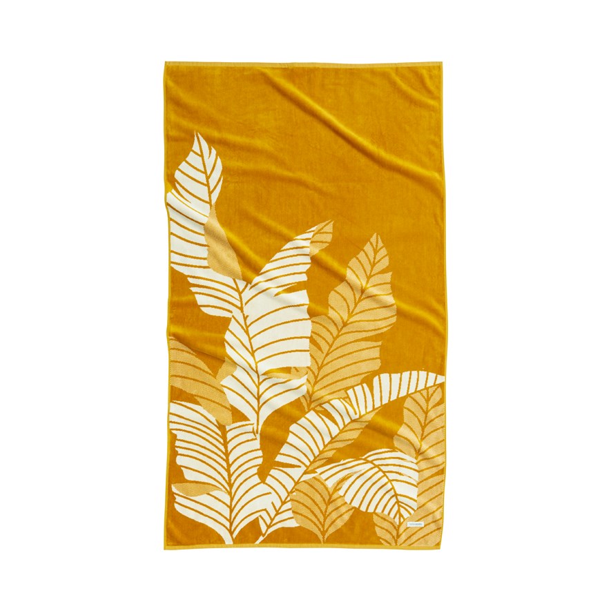 Mustard beach online towel