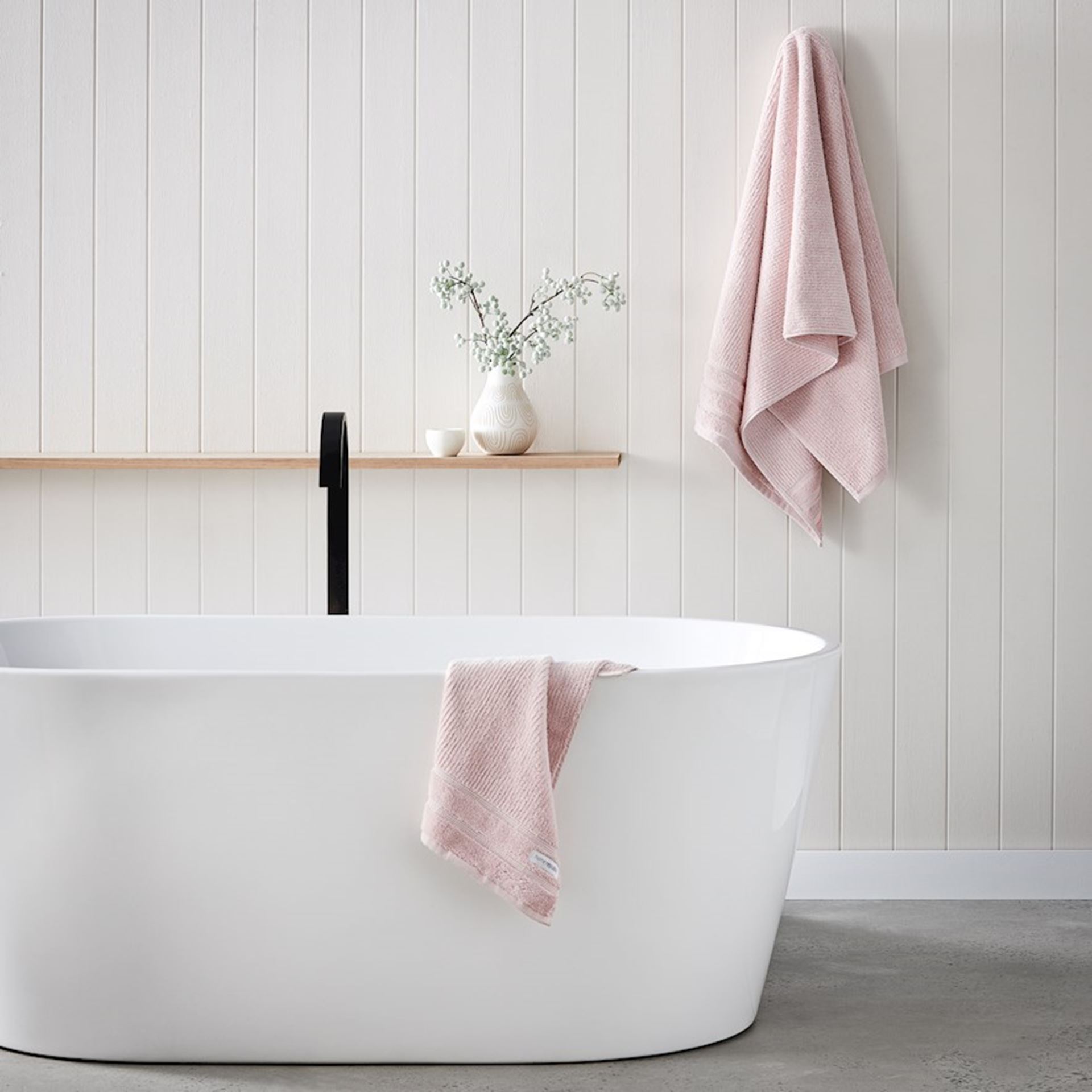 Flinders White Towel Range, Bathroom