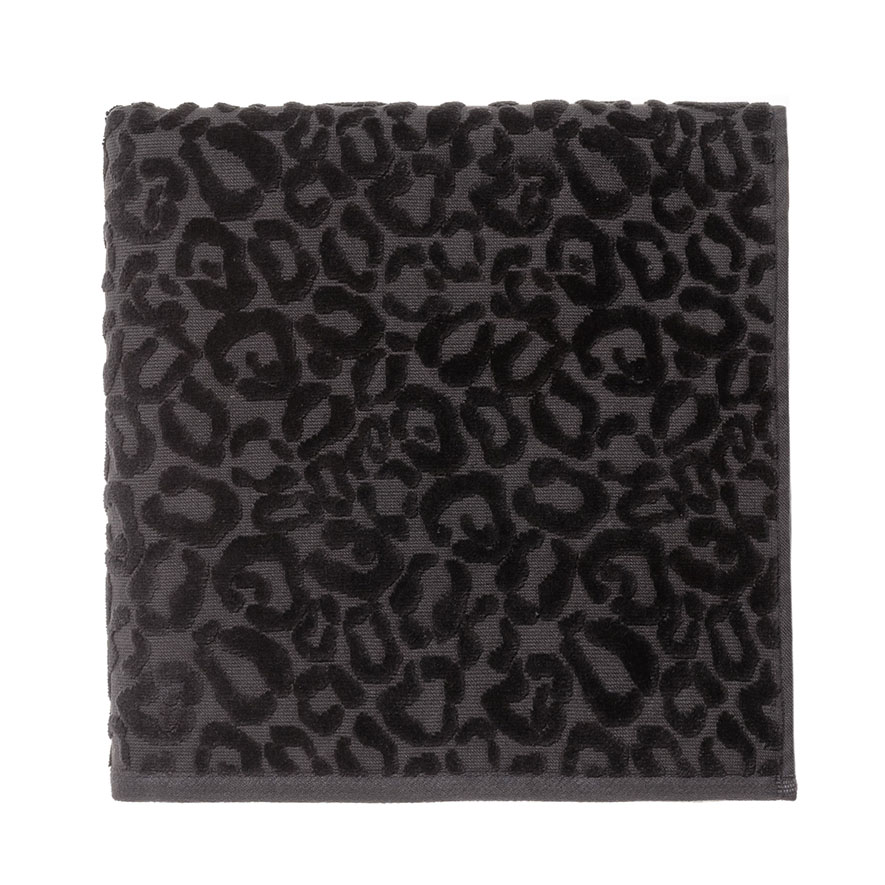 Grey discount leopard towels