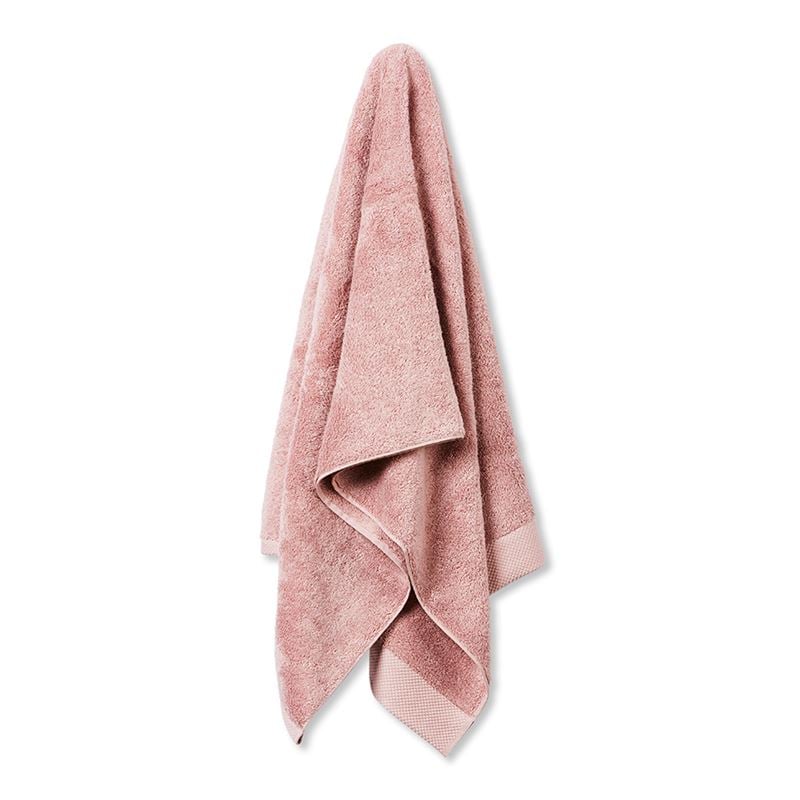 Navara Dusty Pink Solid Bamboo Cotton Towel Range