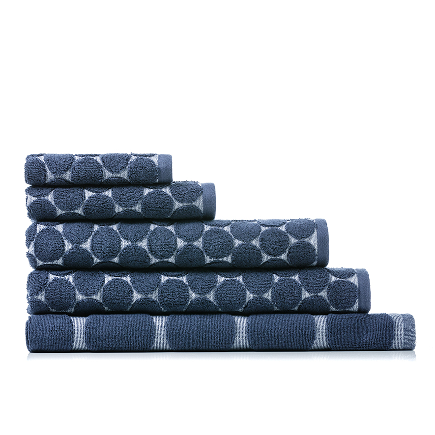 Home Republic - Saratoga Towels in Navy | Adairs