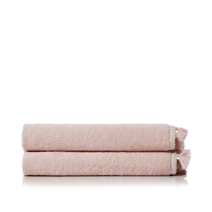 Home Republic European Collection Sahara Hand Towel Pack Blush Adairs