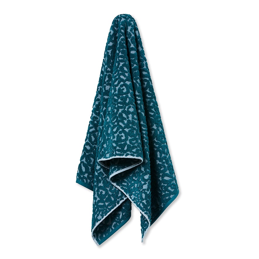 Leopard Fern Textured Towel | Adairs