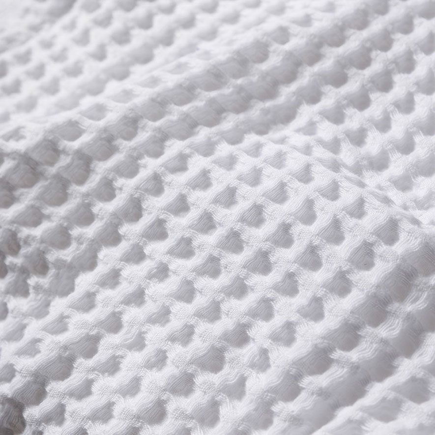 Home Republic - Supersoft Snow Turkish Waffle Blanket | Adairs