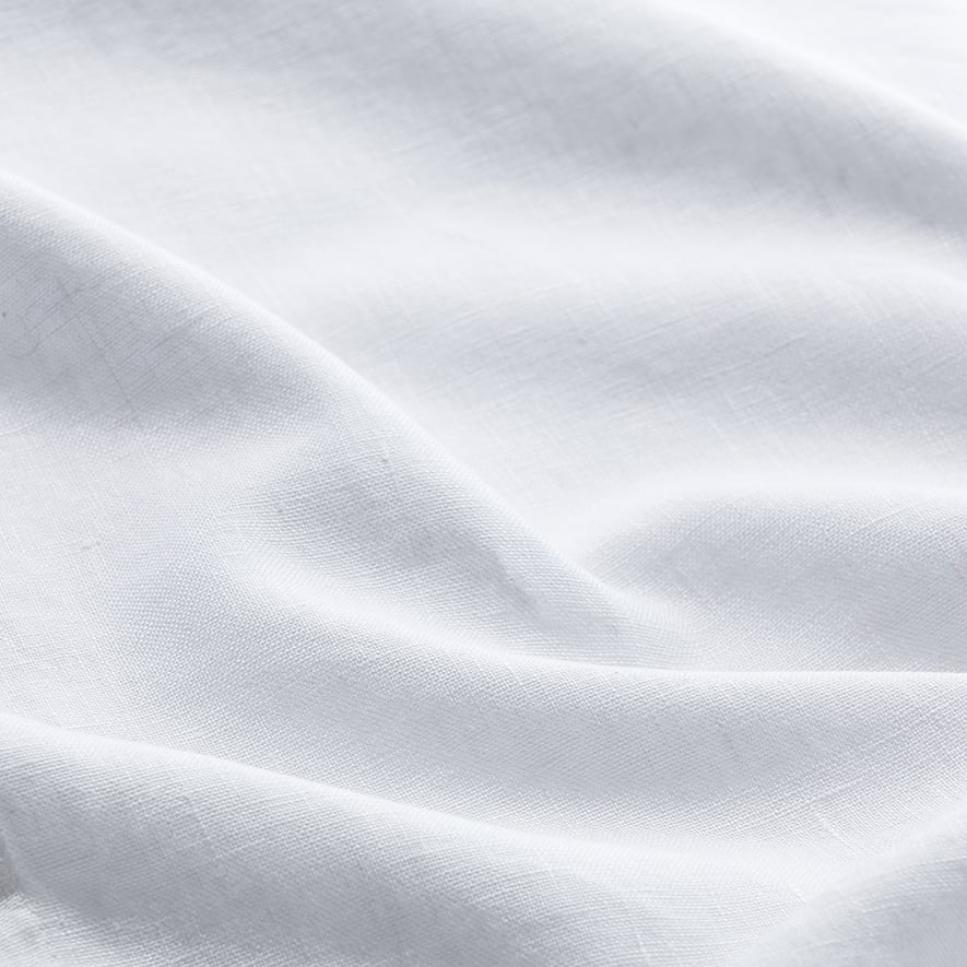 Vintage Washed White Linen Blanket | Adairs