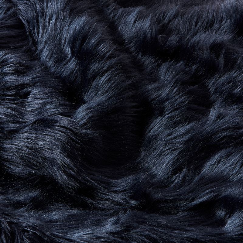 Alpine Midnight Fur Blanket | Adairs