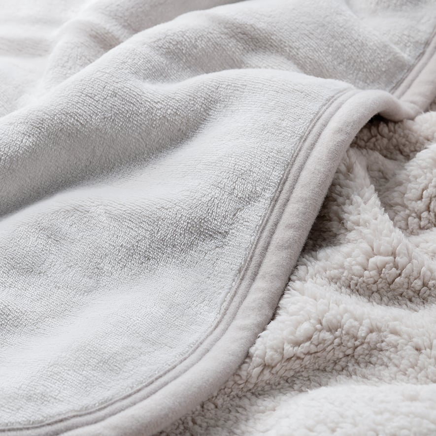 Sherpa Natural Blanket | Adairs