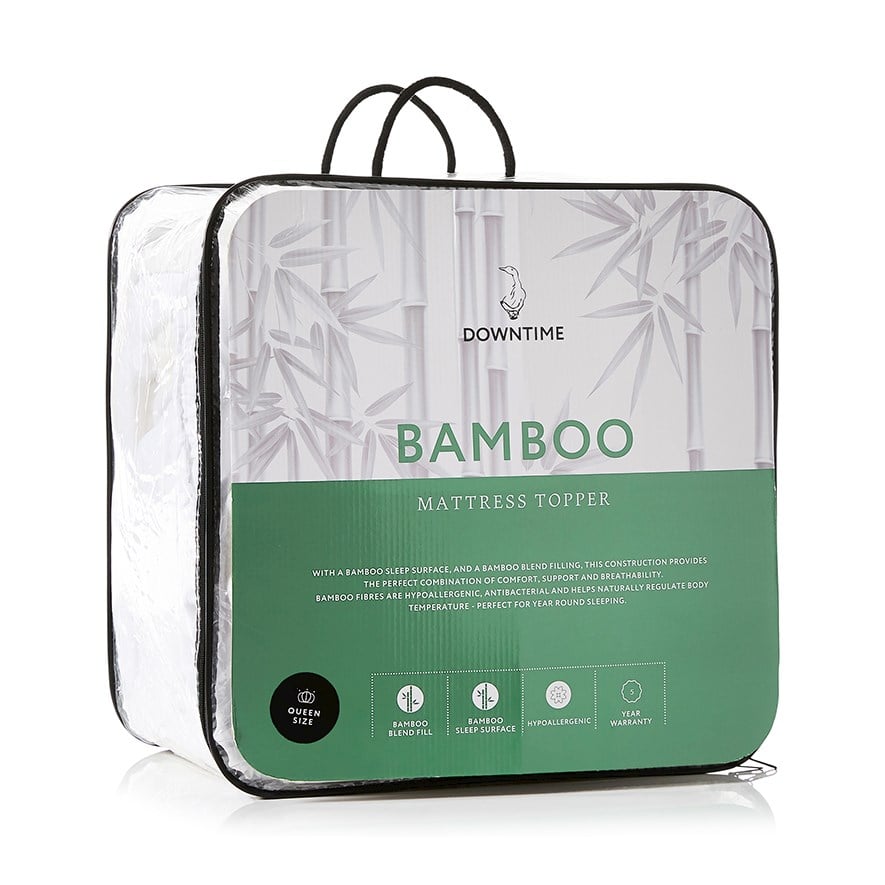 adairs bamboo mattress topper