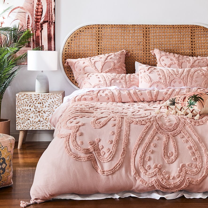 Tilly Tufted Rose Pillowcase Adairs