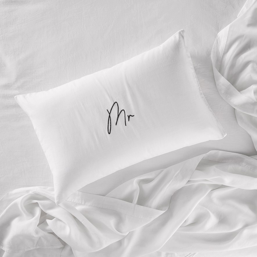 Mr and 2025 mrs pillowcases adairs