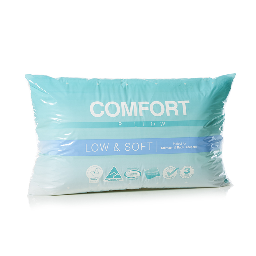 Adairs Comfort Comfort Low Soft Standard Pillow Adairs