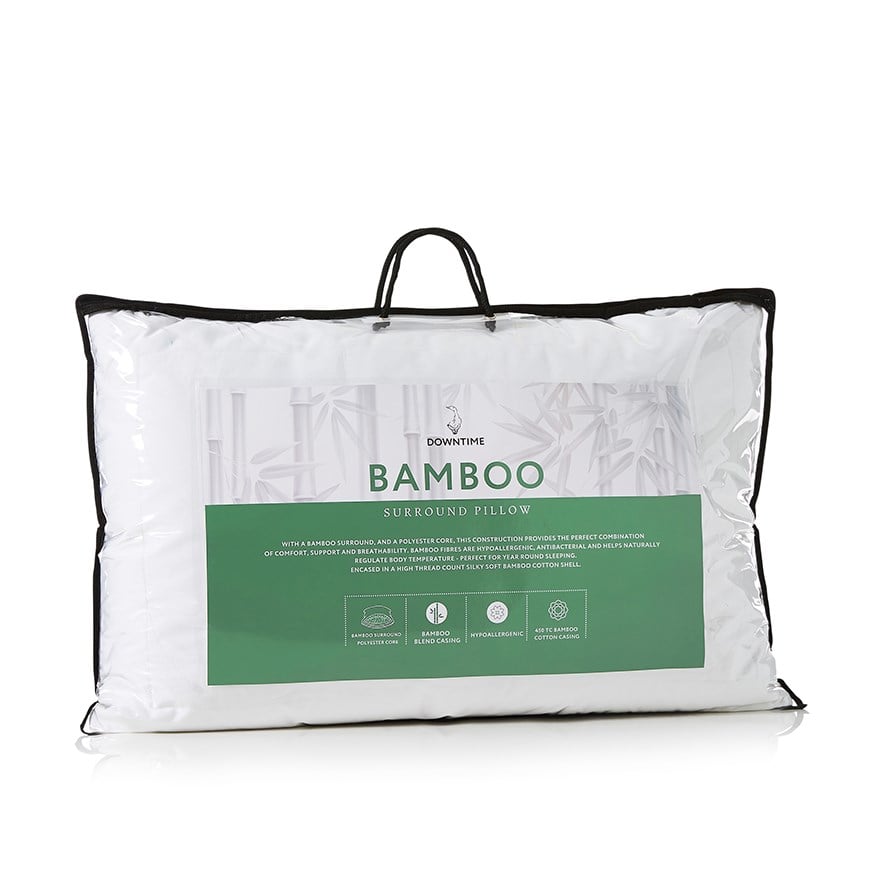 Downtime Bamboo Low Standard Pillow Adairs