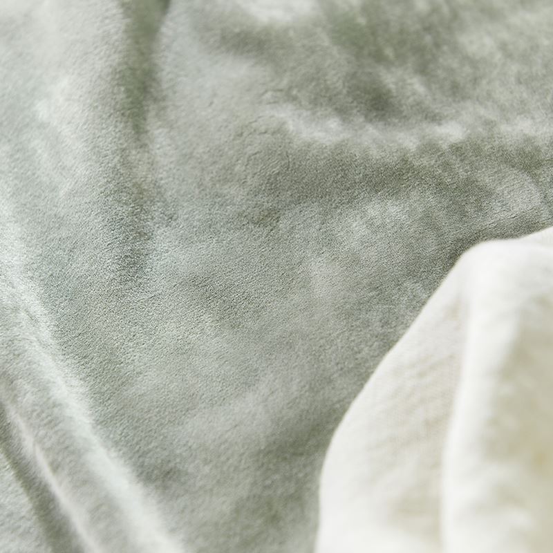 Home Republic - Luxe Velvet Pistacio Quilt Cover Separates | Adairs