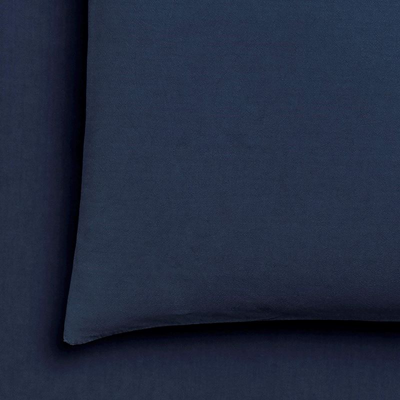 Stonewashed Cotton Sheet Separates China Blue | Adairs