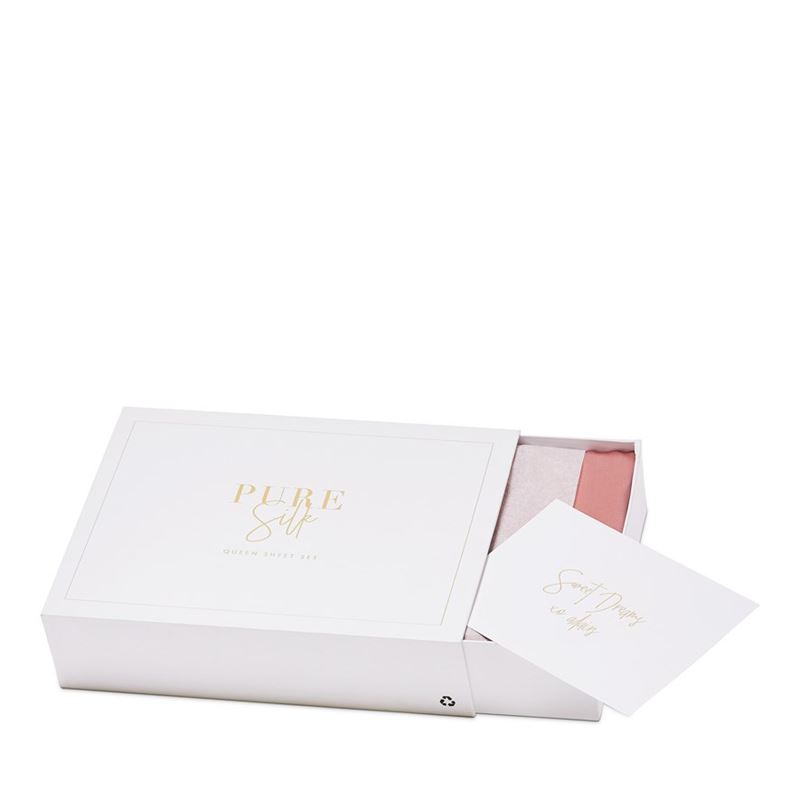 Pure Silk Queen French Rose Sheet Set | Adairs