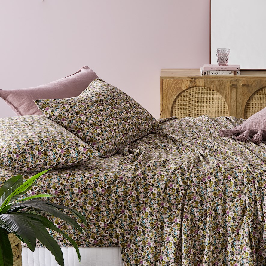 Printed Viola Sheet Set | Adairs