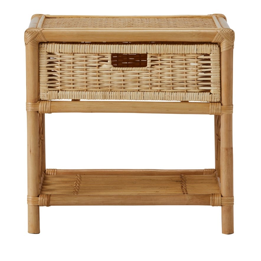 Adairs rattan on sale bedside table