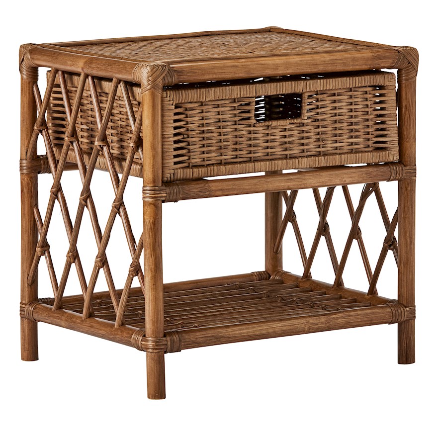 adairs rattan side table