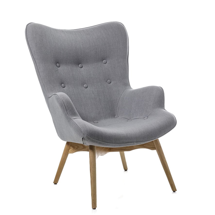 adairs grey armchair