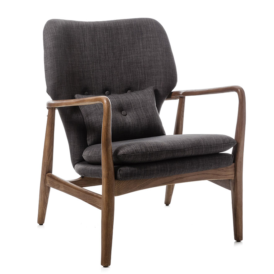 adairs grey armchair