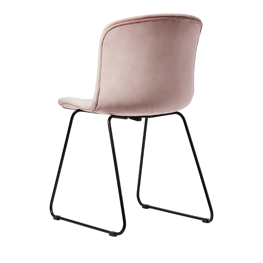 adairs pink velvet chair