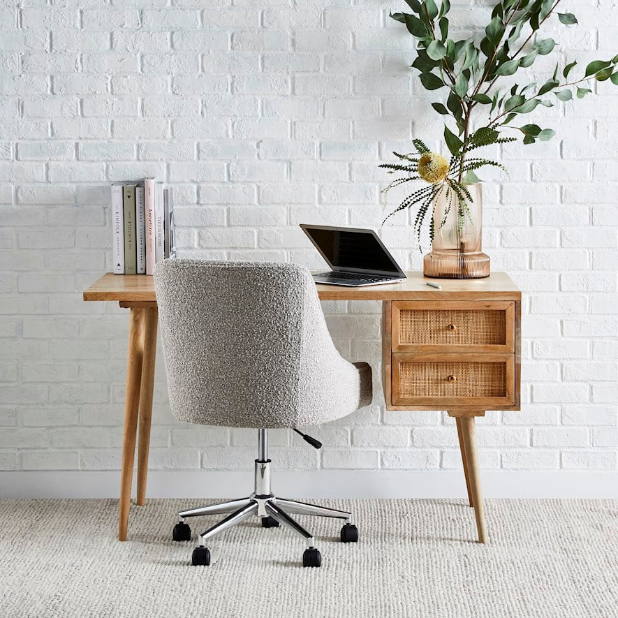 brick desk chair