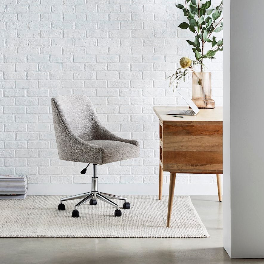 brick desk chair