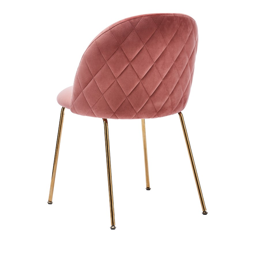 chair with rose gold legs