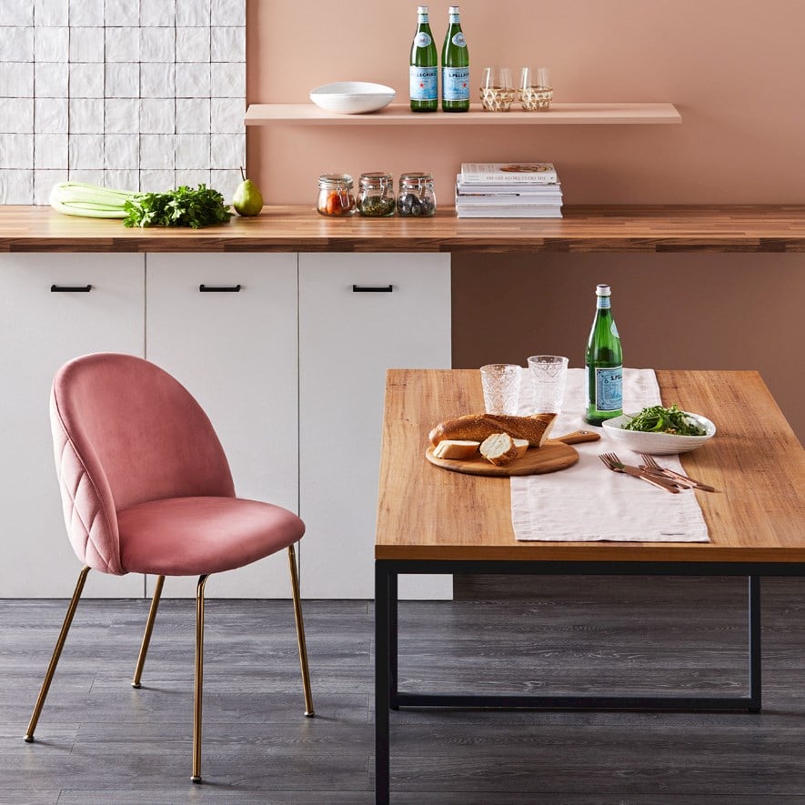 Rose gold dining online chairs