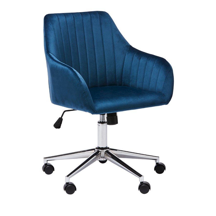 Velvet discount desk chair