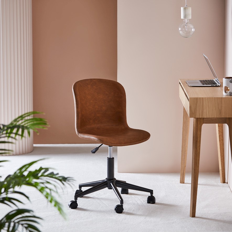 Desk chair tan new arrivals