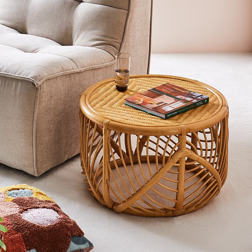 adairs rattan coffee table