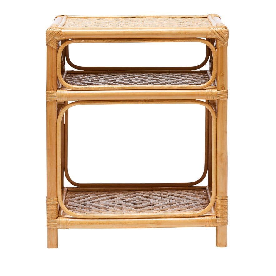 Adairs rattan on sale bedside table