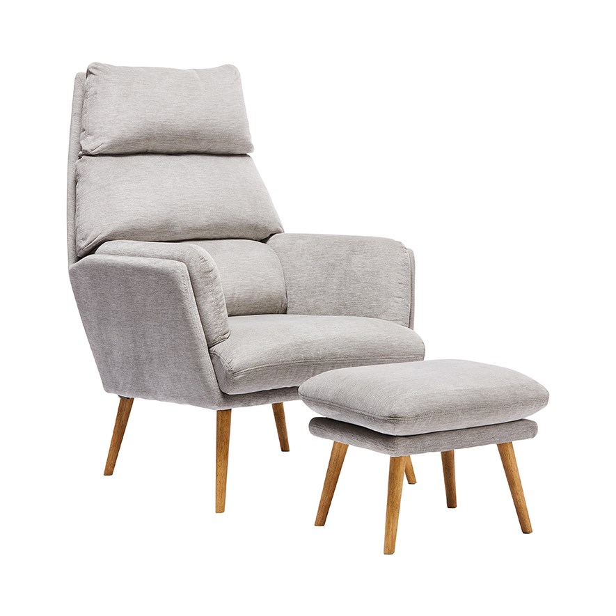 adairs grey armchair