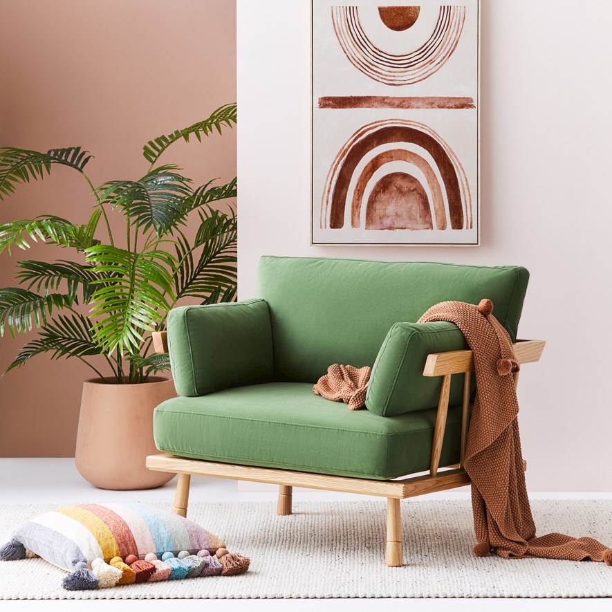 fern green chair