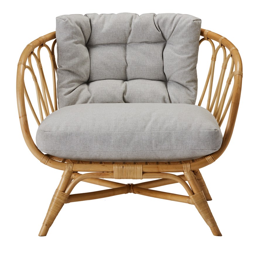 rattan loop chair