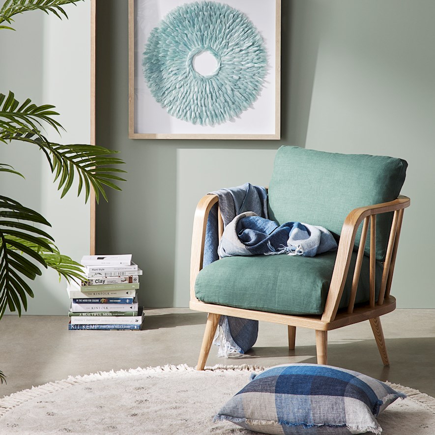 fern green chair