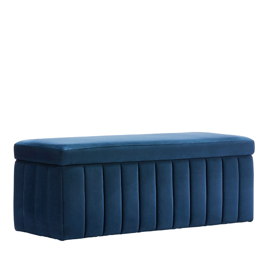 Mercer Reid Kensington Navy Blanket Box Adairs