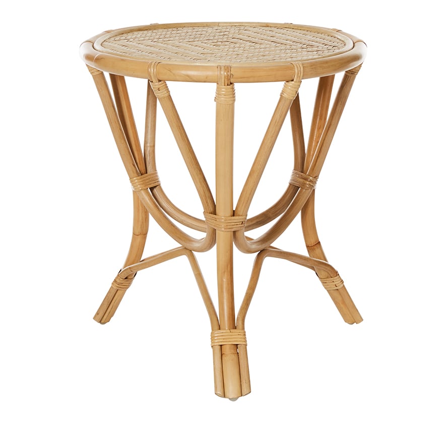 Adairs side shop table rattan