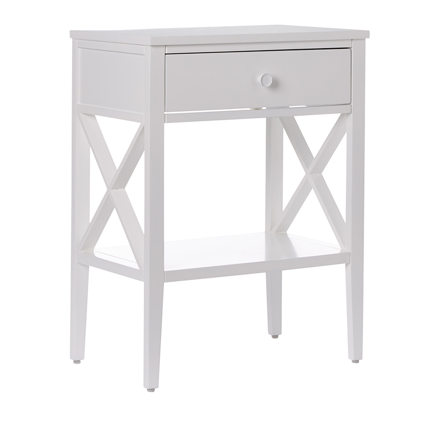 adairs white side table