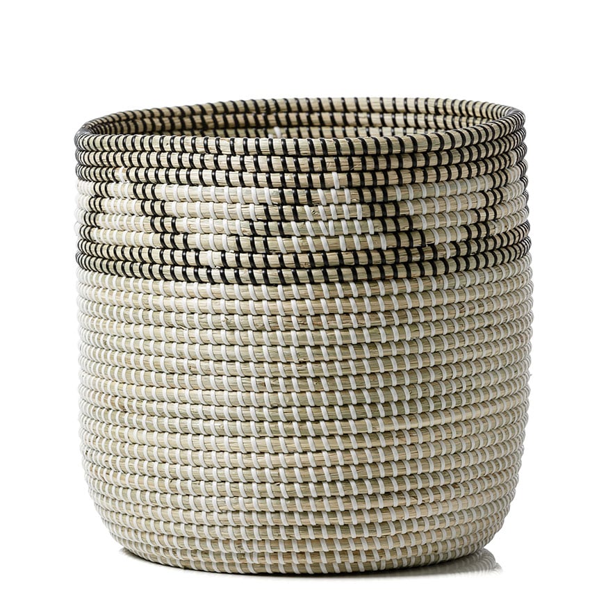 Home Republic - Cairo Basket White & Natural | Adairs