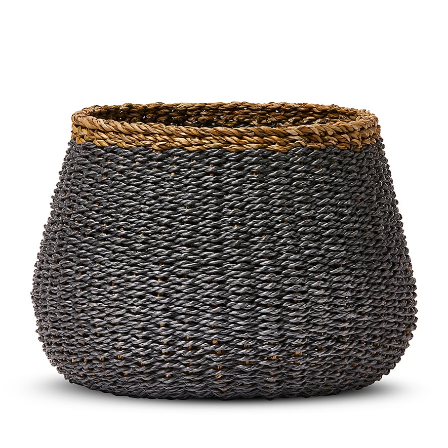 Palm House Grey Basket | Adairs