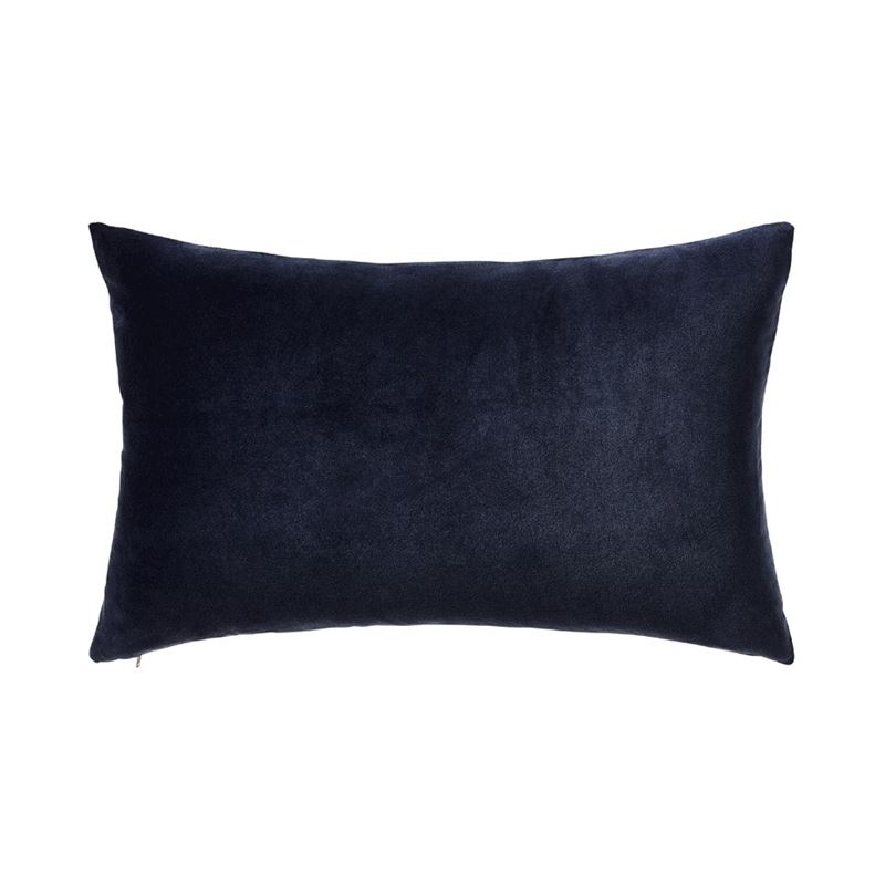 Bombay Navy Long Velvet Cushion | Adairs