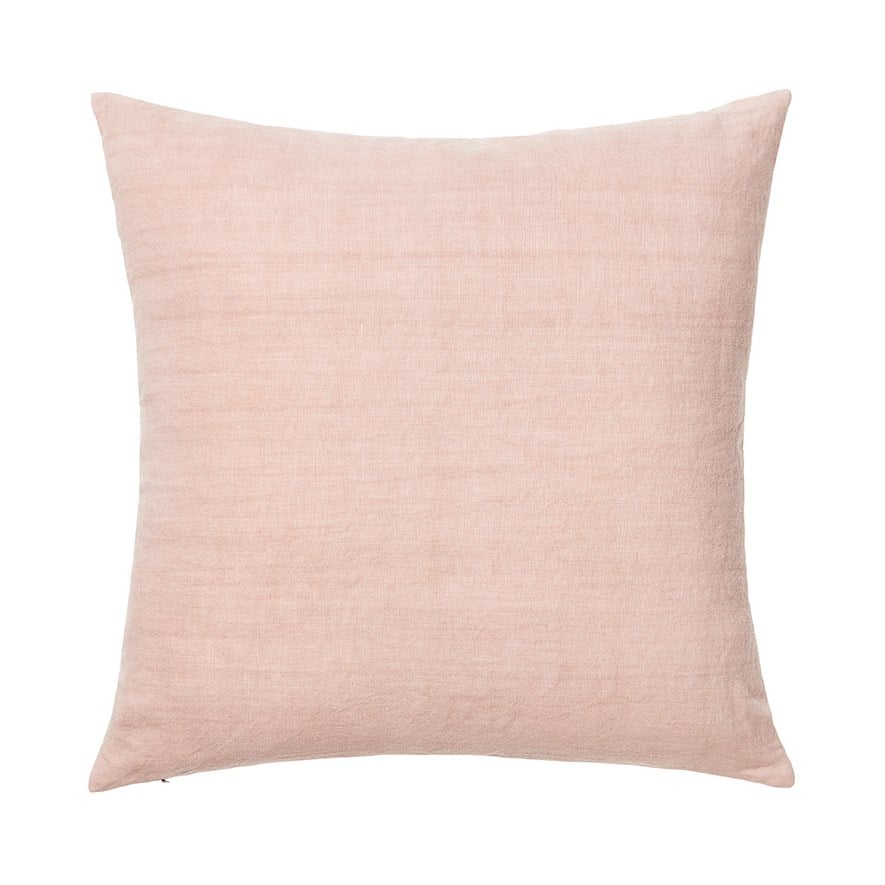 Blush linen clearance cushion