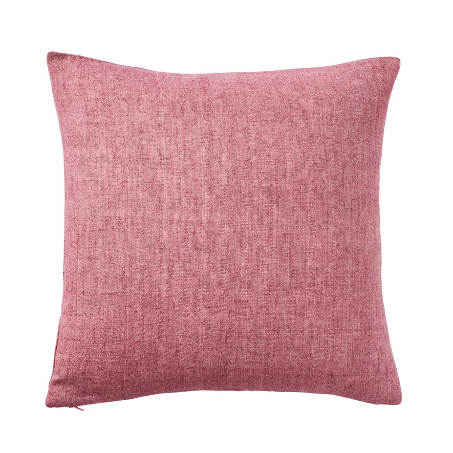 Malmo Amethyst Linen Cushion | Adairs