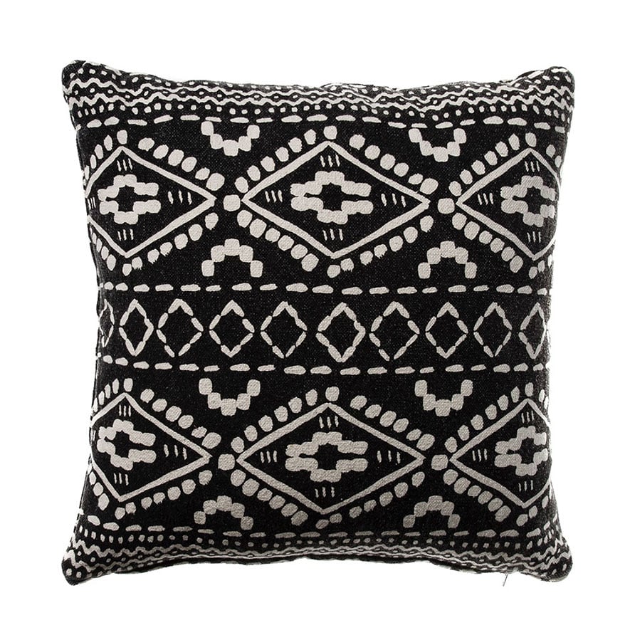 Home Republic - Dakota Black Cushion | Adairs