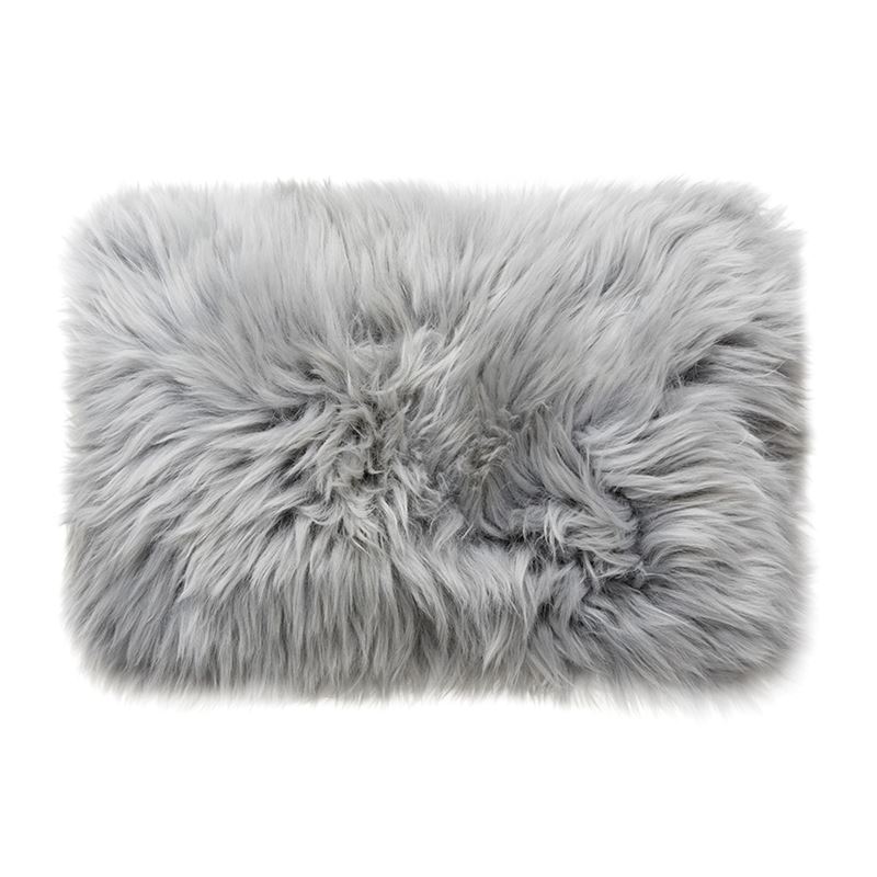 Sheepskin Cushion Grey | Adairs
