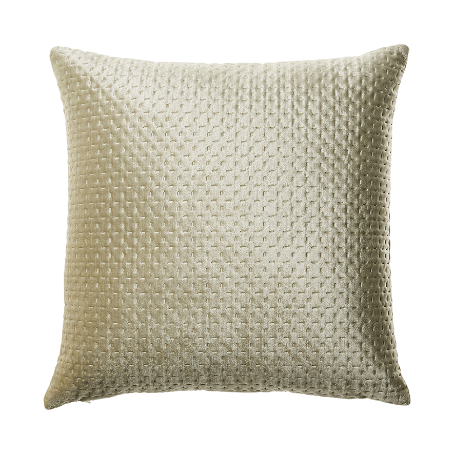 Luna Velvet Cushion Gold | Adairs